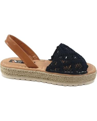 Sandali per Donna TIMBOS MENORQUINA SANDALIA ESPARTO DE MUJER 123558 NEGRO