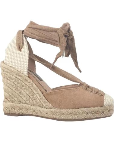 Sandali per Donna TIMBOS SANDALIA CUNA ESPARTO DE MUJER TAUPE 123437 VERDE
