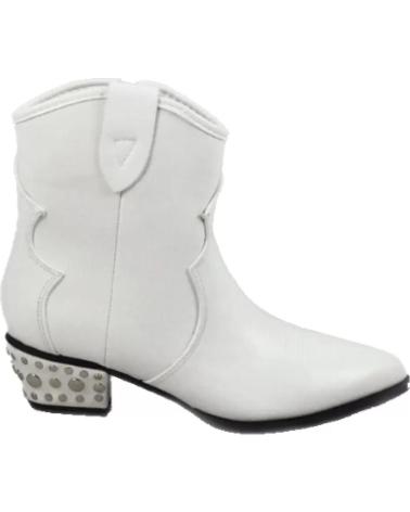 Stivaletti per Donna TIMBOS BOTIN TEJANO MUJER 121426 BLANCO