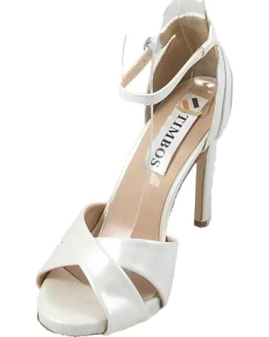 Scarpe per Donna TIMBOS ZAPATO DE TACON DE NOVIA BLANCO 120381 BLANCO
