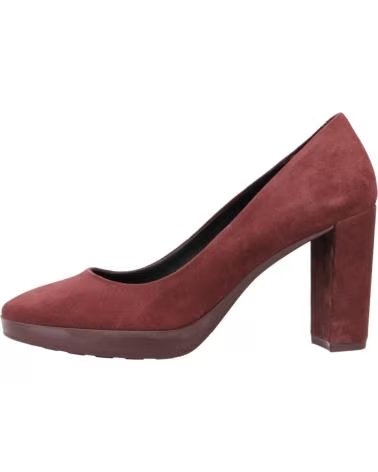 Zapatos de Mujer GEOX SALONES MUJER MODELO D WALK PLEASURE 85 COLOR BURDEOS C7011