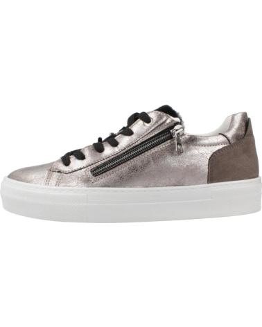 Sportif pour Femme GEOX ZAPATILLAS MUJER MODELO D CLAUDIN COLOR PLATA C9002