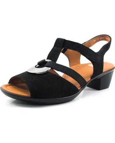 Sandálias de Mulher ARA SANDALIA COLOR NEGRO CHAPA VARIOS COLORES