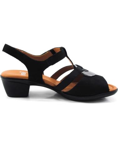 Sandálias de Mulher ARA SANDALIA COLOR NEGRO CHAPA VARIOS COLORES