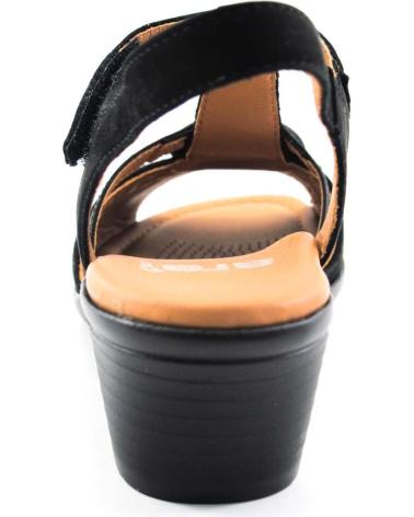 Sandálias de Mulher ARA SANDALIA COLOR NEGRO CHAPA VARIOS COLORES