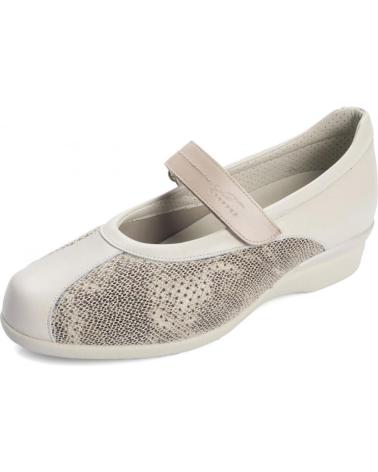 Bailarinas de Mujer DTORRES ZAPATOS LIEJA BAILARINA ANCHA COMODA BEIGE
