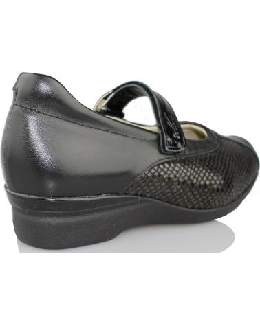 Bailarinas de Mujer DTORRES ZAPATOS LIEJA BAILARINA ANCHA COMODA NEGRO
