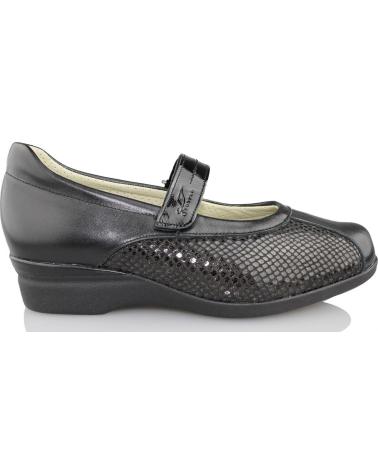 Bailarinas de Mujer DTORRES ZAPATOS LIEJA BAILARINA ANCHA COMODA NEGRO