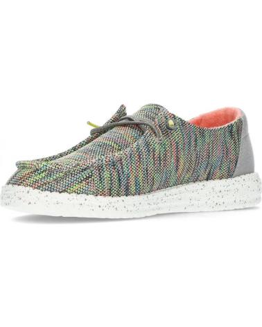 Woman and Man shoes HEY DUDE ZAPATOS DUDE WENDY SOX PINKMIX