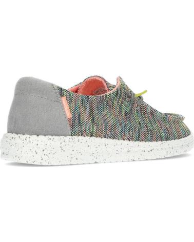 Woman and Man shoes HEY DUDE ZAPATOS DUDE WENDY SOX PINKMIX