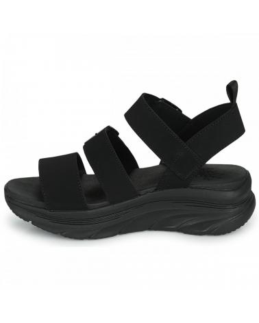Sandálias de Mulher SKECHERS SANDALIAS PLANAS 119234 NEGRO