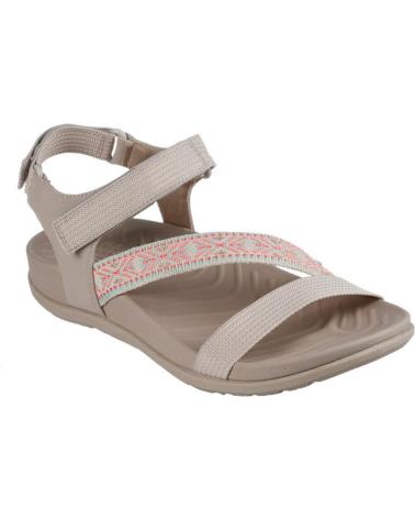 Sandálias de Mulher SKECHERS SANDALIAS PLANAS 163221 TAUPE MARRóN