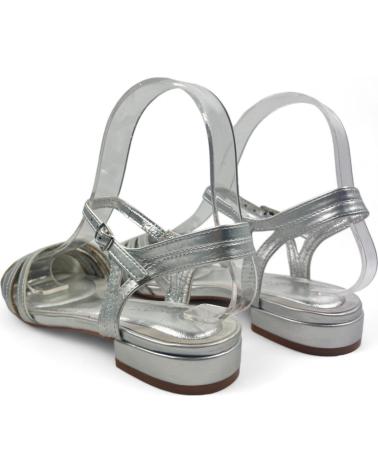 Sandálias de Mulher TIMBOS SANDALIA TACON FIESTA DE MUJER PLATA PLATEADO