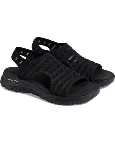 Sandals-De-Mujer-SKECHERS-CALZADO-MARCA-MODELO-FLEX-APPE-NEGRO