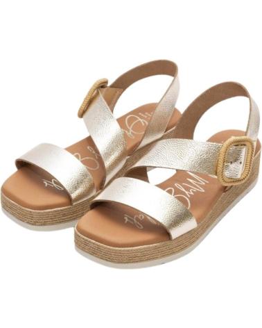Sandalias de Mujer OH MY SANDALS SANDALIAS CUNA MUJER PAULA 5432 CHAMPAN