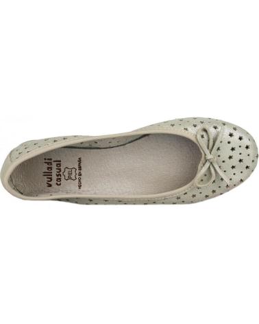 Bailarinas de Mujer VUL-LADI VULLADI SERRAJE BAILARINA ESTRELLAS BEIGE