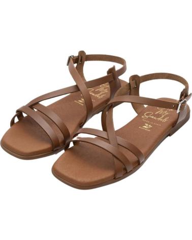 Sandales pour Femme OH MY SANDALS SANDALIAS PLANAS MUJER ANDREA ROBLE 5316 CAMEL