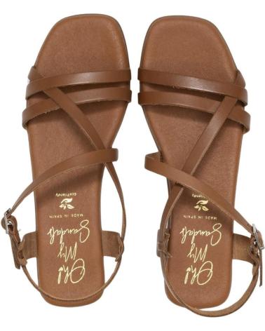 Sandales pour Femme OH MY SANDALS SANDALIAS PLANAS MUJER ANDREA ROBLE 5316 CAMEL