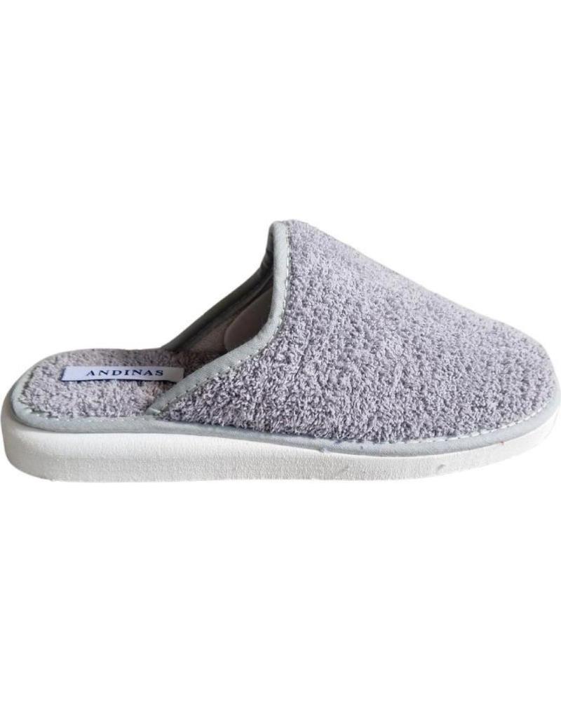 Pantufas de Mulher ANDINAS ZAPATILLAS PRIMAVERA VERANO VARIOS 530 GRIS