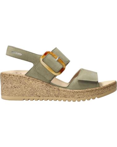 Sandali per Donna MEPHISTO NASMA NUBUCK KAKI KAKI