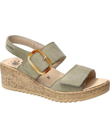 Sandalen für Damen MEPHISTO NASMA NUBUCK KAKI KAKI