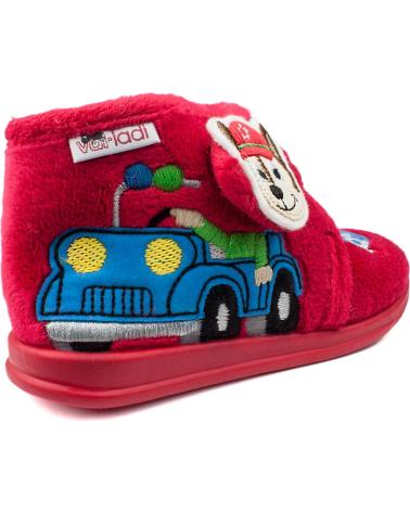 Neonato per Bambino VUL-LADI ZAPATILLAS CASA VULLADI NINO DOG SQUAD ROJO