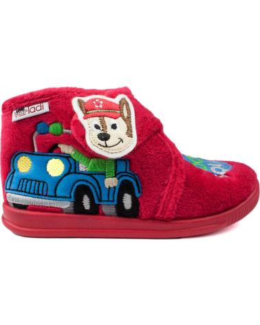 Neonato per Bambino VUL-LADI ZAPATILLAS CASA VULLADI NINO DOG SQUAD ROJO