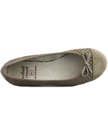Ballerines pour Femme VUL-LADI VULLADI CRAQUELE MARRON