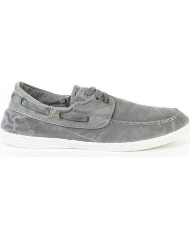Nauticos de Hombre y Niño NATURAL WORLD ZAPATILLAS LONA 303E GRIS