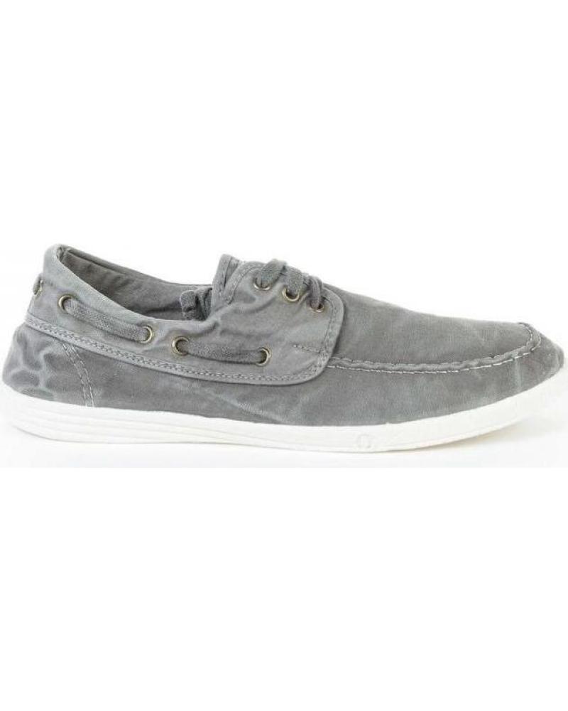 Nauticos de Hombre y Niño NATURAL WORLD ZAPATILLAS LONA 303E GRIS
