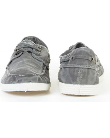 Nauticos de Hombre y Niño NATURAL WORLD ZAPATILLAS LONA 303E GRIS