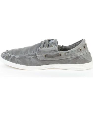 Nauticos de Hombre y Niño NATURAL WORLD ZAPATILLAS LONA 303E GRIS