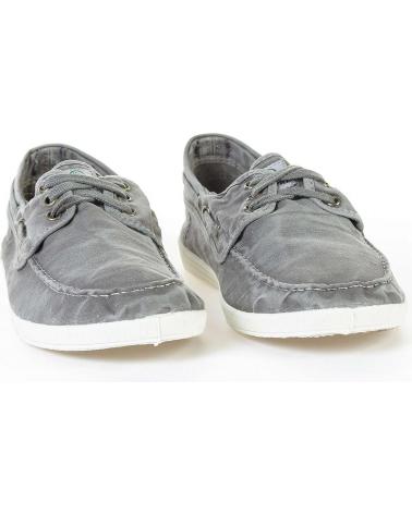 Nauticos de Hombre y Niño NATURAL WORLD ZAPATILLAS LONA 303E GRIS
