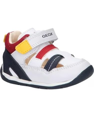 de Menino GEOX SANDÁLIAS DE B020BA 08554 B EACH C0899 WHITE-NAVY ROSA