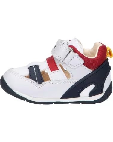 de Menino GEOX SANDÁLIAS DE B020BA 08554 B EACH C0899 WHITE-NAVY ROSA