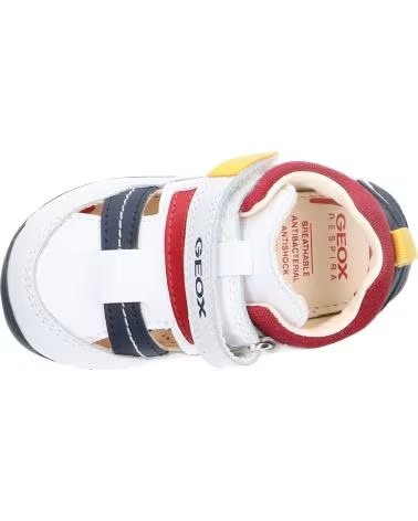 de Menino GEOX SANDÁLIAS DE B020BA 08554 B EACH C0899 WHITE-NAVY ROSA