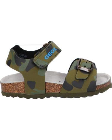 Sandálias de Menino geox B922QA 000CE B SANDAL CHALKI C3009 MILITARY