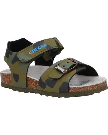 Sandálias de Menino geox B922QA 000CE B SANDAL CHALKI C3009 MILITARY