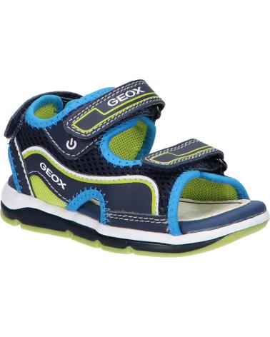 Sandali per Bambino GEOX B020GA 014BU B SANDAL TODO C0749 NAVY-LIME