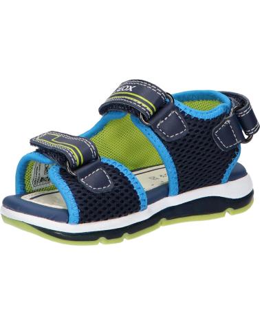 Sandali per Bambino GEOX B020GA 014BU B SANDAL TODO C0749 NAVY-LIME