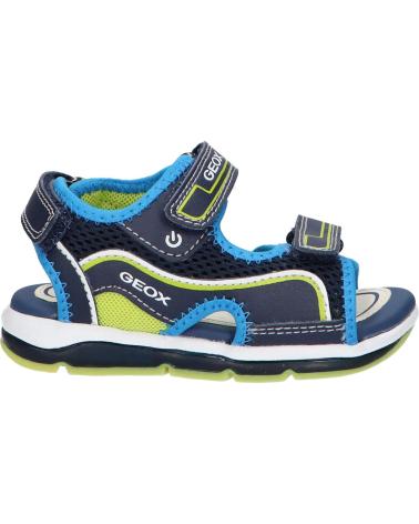 Sandali per Bambino GEOX B020GA 014BU B SANDAL TODO C0749 NAVY-LIME