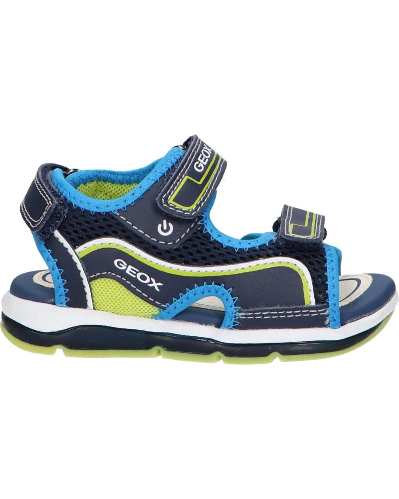 Sandali per Bambino GEOX B020GA 014BU B SANDAL TODO C0749 NAVY-LIME