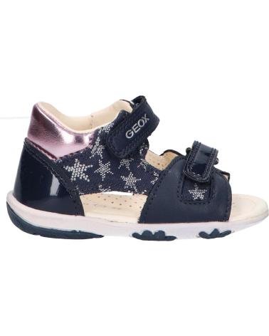 Sandálias de Menina GEOX B0238A 01002 B SANDAL NICELY C0694 NAVY-PINK AZUL