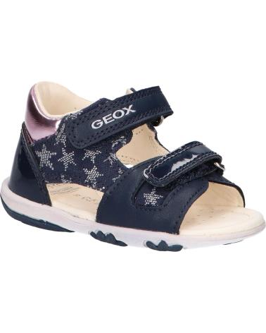 Sandálias de Menina GEOX B0238A 01002 B SANDAL NICELY C0694 NAVY-PINK AZUL