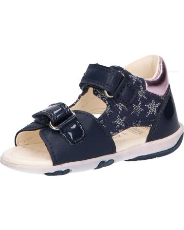 Sandálias de Menina GEOX B0238A 01002 B SANDAL NICELY C0694 NAVY-PINK AZUL