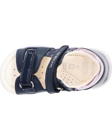 Sandálias de Menina GEOX B0238A 01002 B SANDAL NICELY C0694 NAVY-PINK AZUL