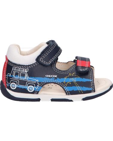 Sandalen für Junge GEOX B150XC 08510 B SANDAL TAPUZ C0735 NAVY-RED