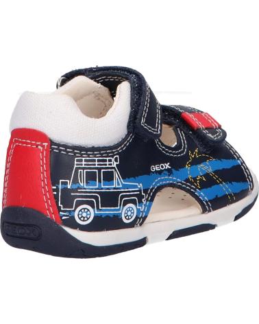 Sandalen für Junge GEOX B150XC 08510 B SANDAL TAPUZ C0735 NAVY-RED