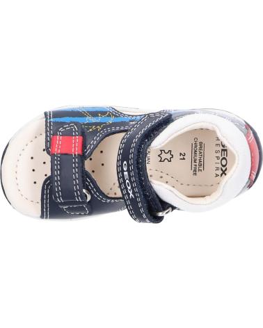 Sandalen für Junge GEOX B150XC 08510 B SANDAL TAPUZ C0735 NAVY-RED