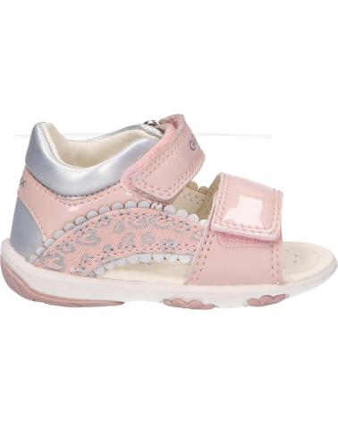Sandali per Bambina GEOX B1538A 010AJ B SANDAL NICELY C0514 PINK-SILVER